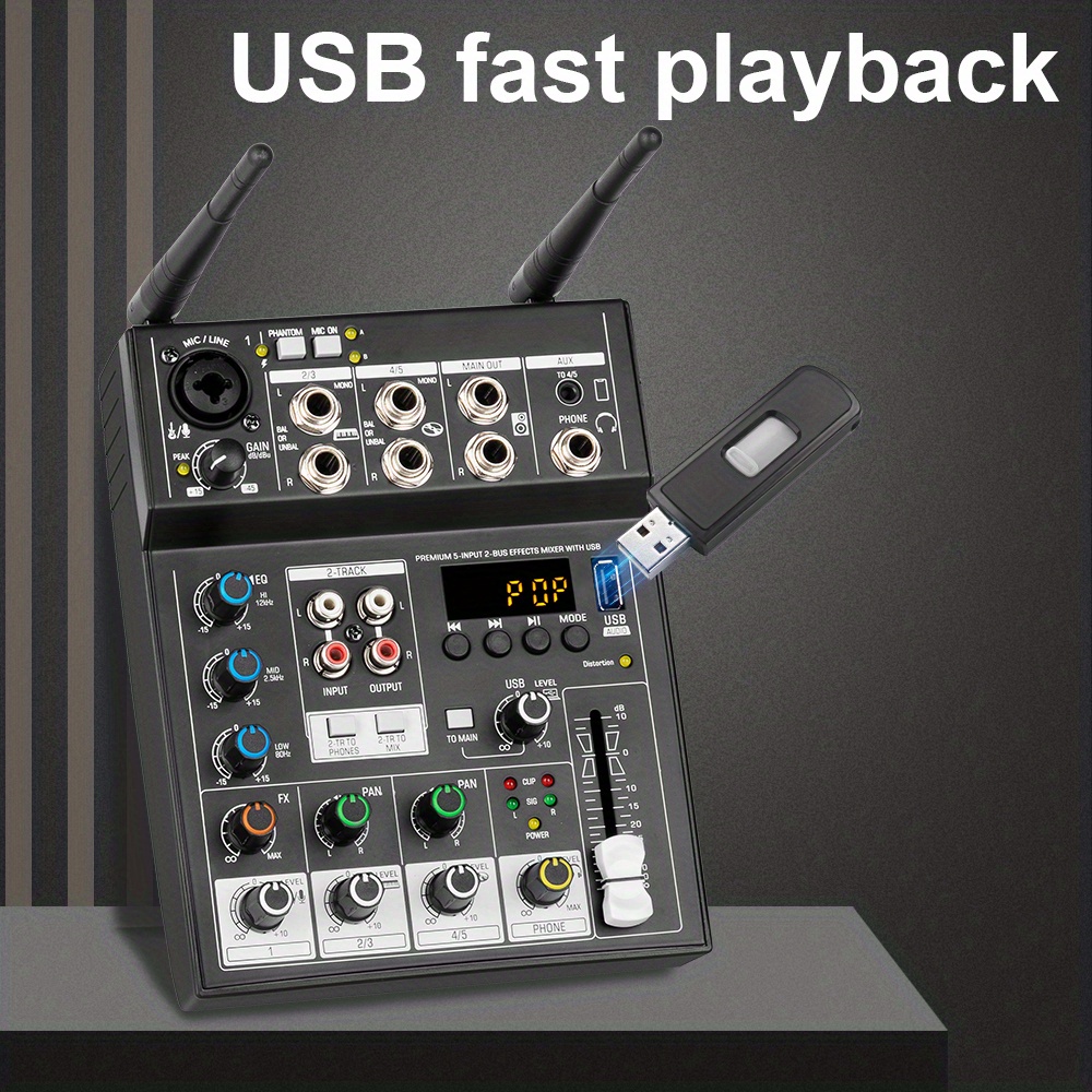 Depusheng Uf Sound Mixer Board 6 Channel Temu