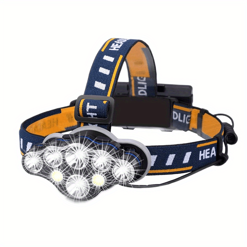 Led Headlamp Super Brightest Powerful 5 Rechargeable - Temu