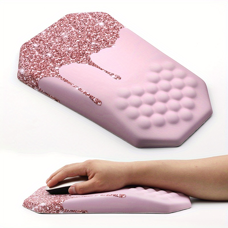 Acheter repose poignet motif Chat - Tapis de souris ergonomique canal  carpien Couleur Rose