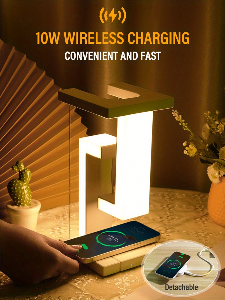Mobile Phone Wireless Charging Power Desk Lamp
