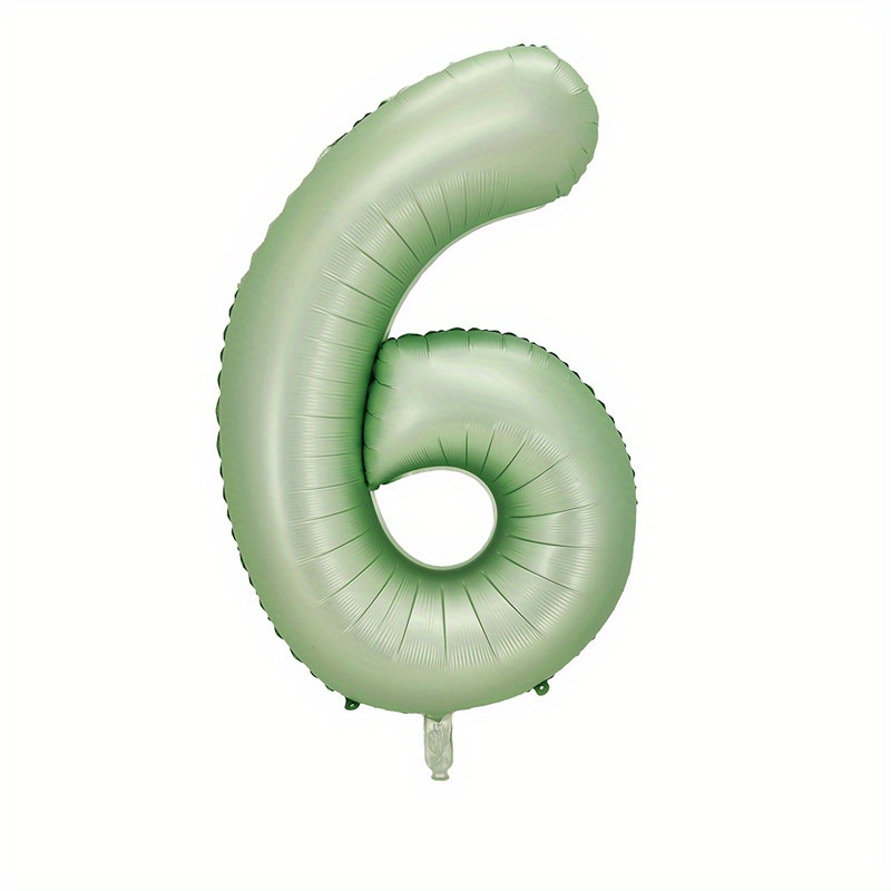 Large Olive Green Number Balloons Perfect For Birthday Parties