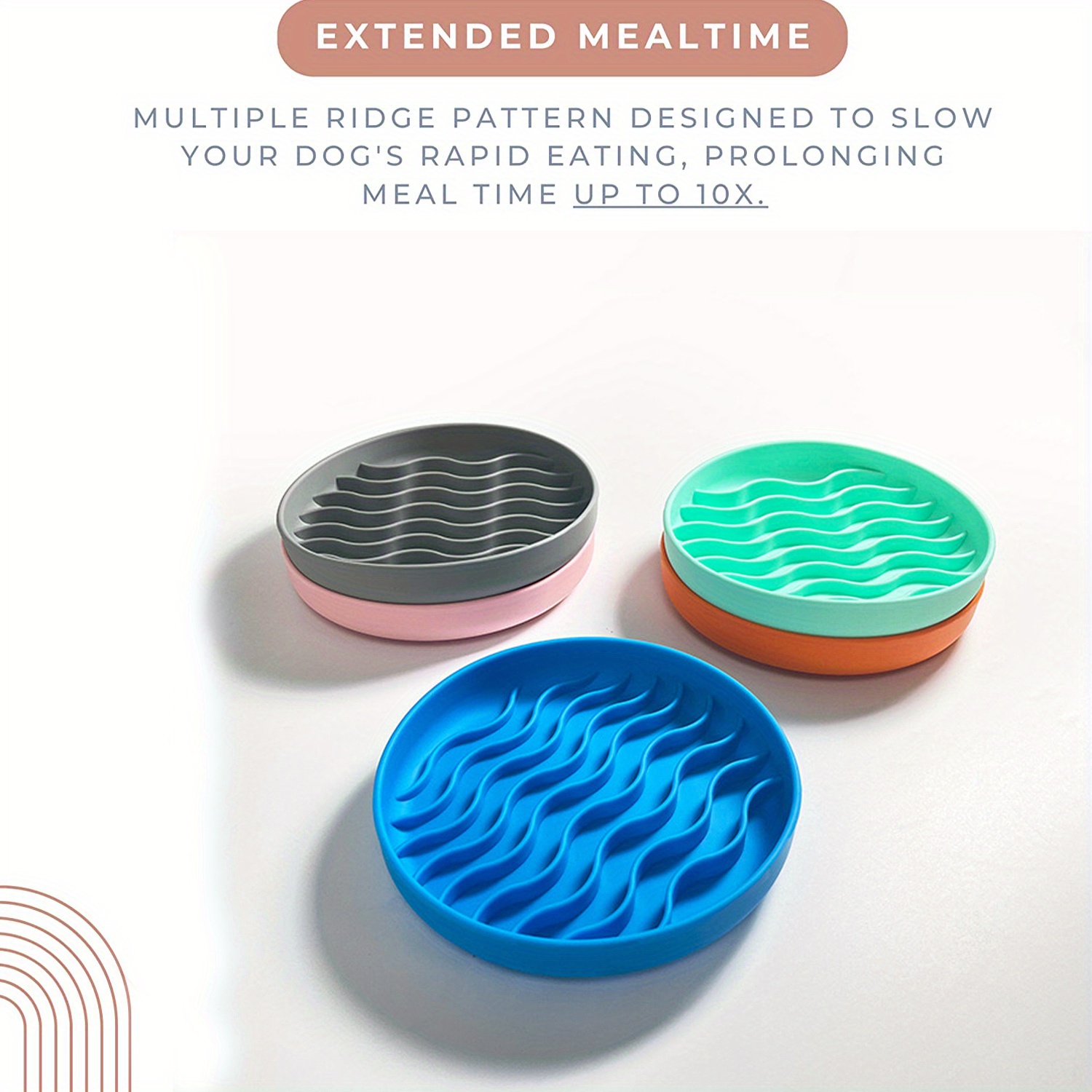 Slow Mealtime Improve Dog's Health Fun Safe Slow Feeder Dog Temu