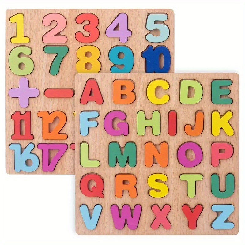 20cm 7 9in wooden puzzle board game alphabet numbers shapes matching for kids montessori toys for children gifts perfect educational gift halloween thanksgiving day christmas gift details 5