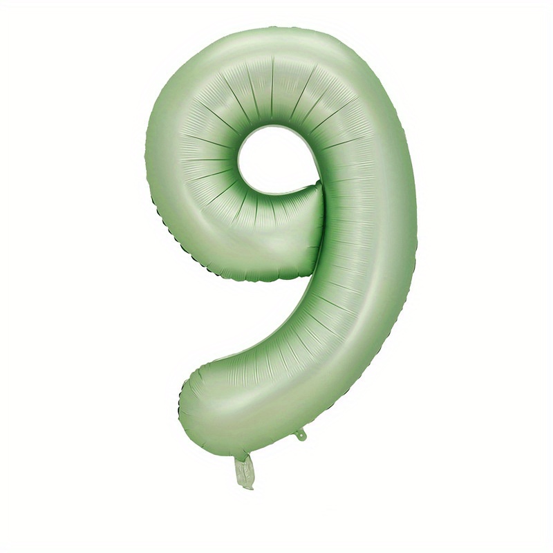 Large Olive Green Number Balloons Perfect For Birthday Parties