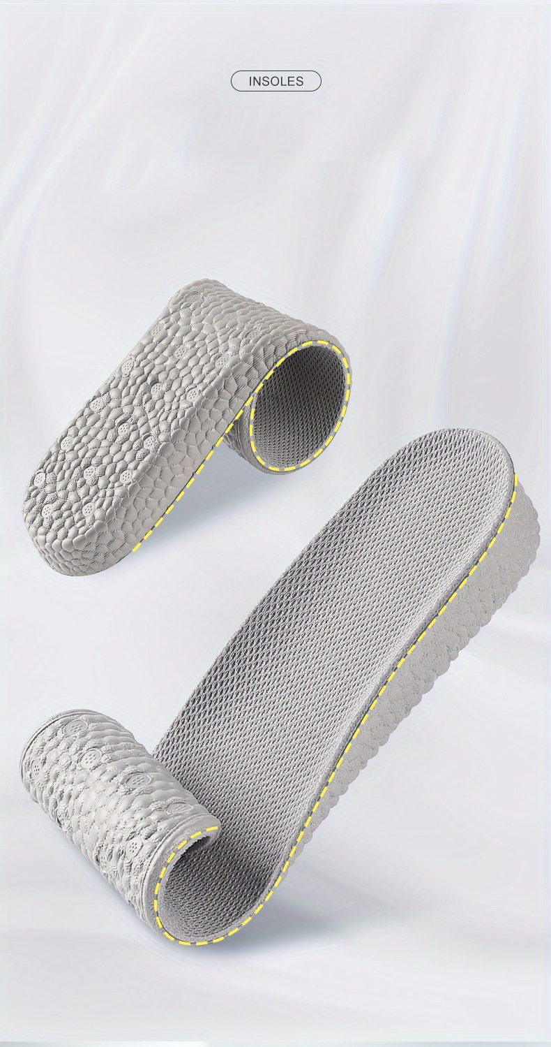 1pair Height Increasing Insoles, Invisible Unisex Female Height Increasing Insertion Pad Heel Support Height Increasing Pad