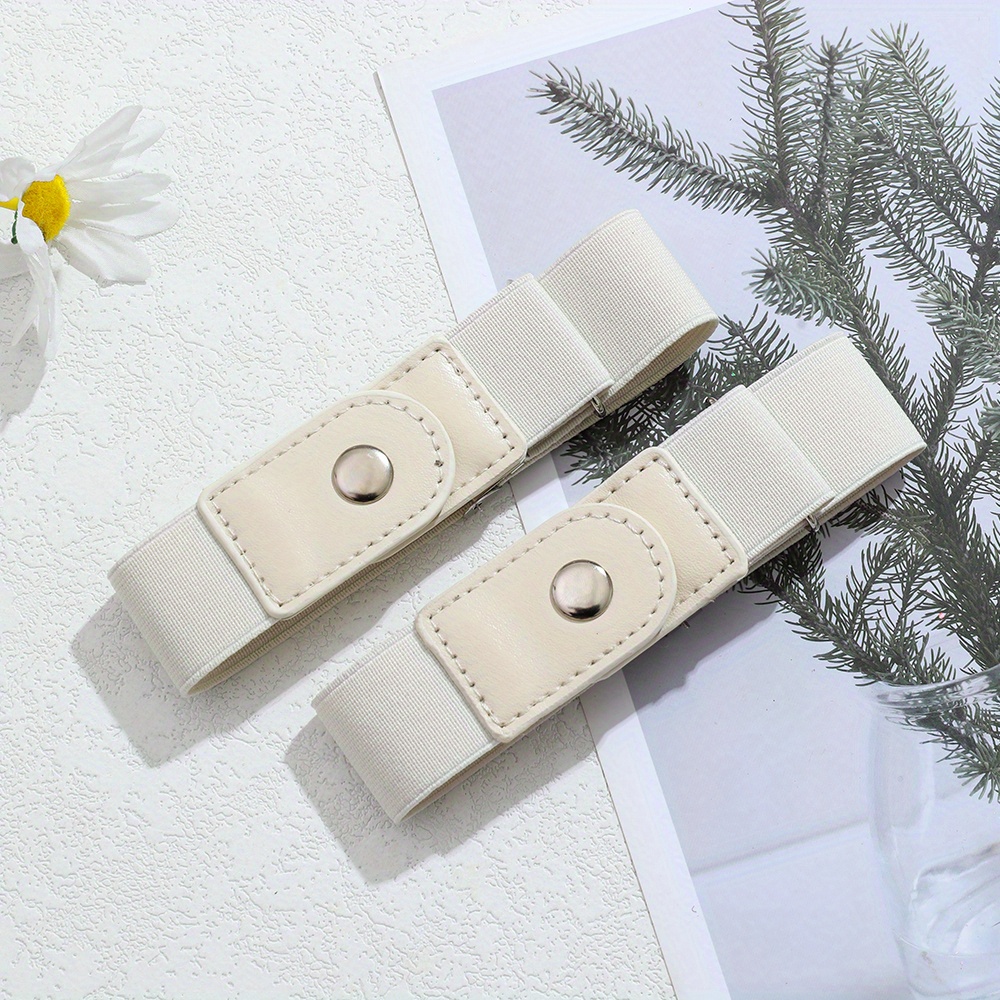 No Buckle Elastic Belt Stretch Adjustable Invisible Belt