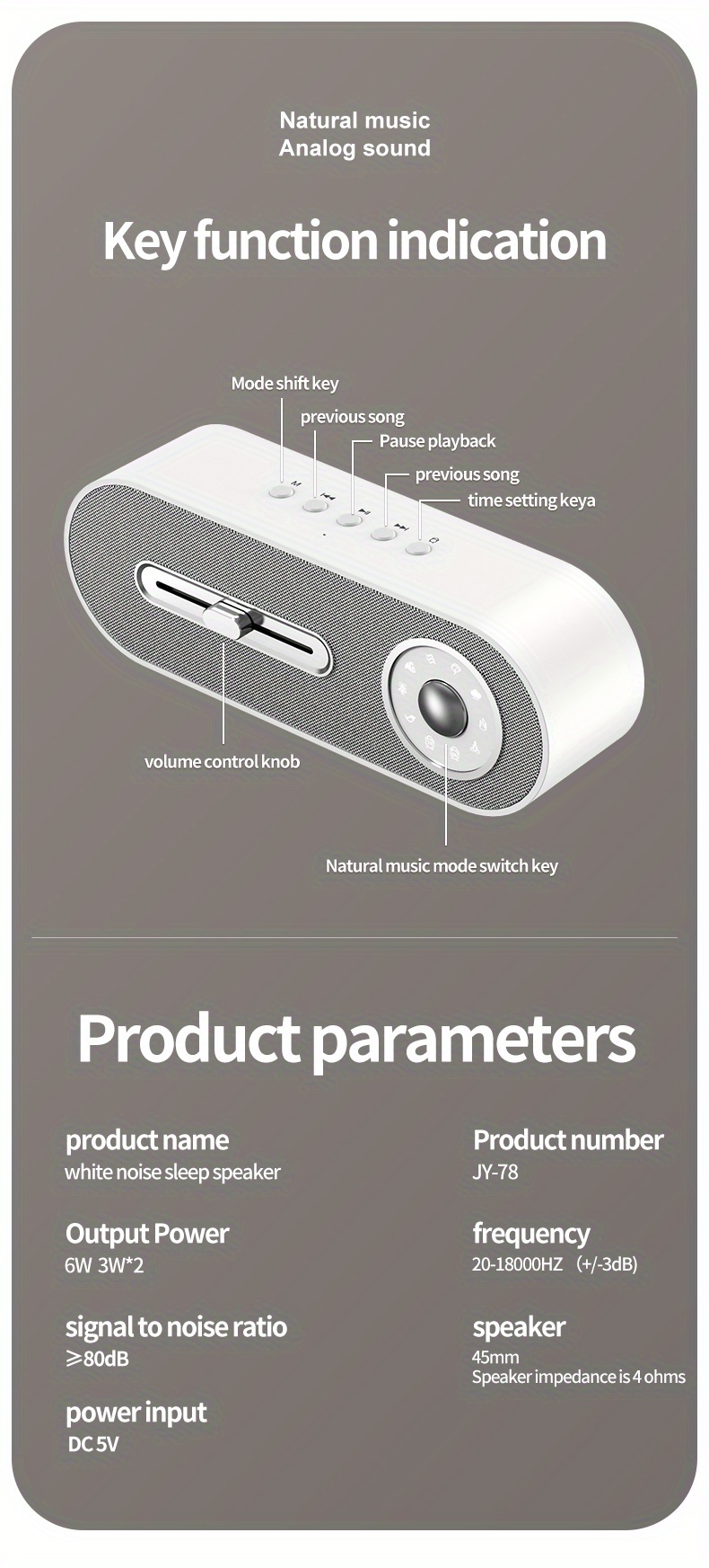 Retro Wireless BT Speaker - Close-up