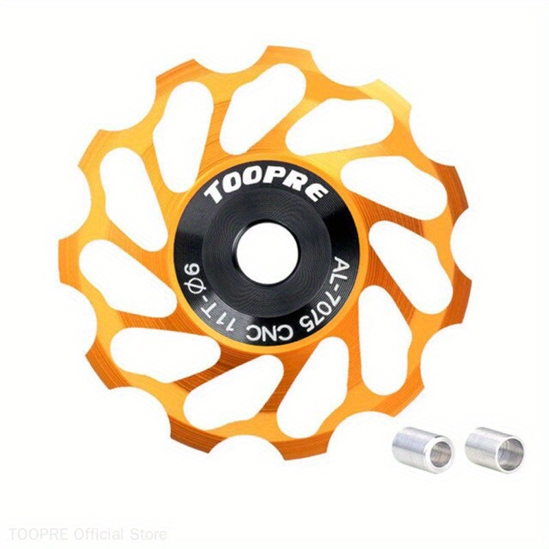 Toopre Bicycle Ceramics Dial Bicycle 11t Transmission Guide Chain Tension Wheel Aluminium Alloy Peilin Bearing