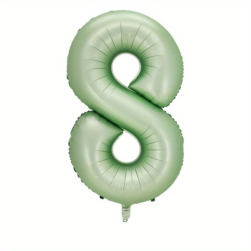 Large Olive Green Number Balloons Perfect For Birthday Parties