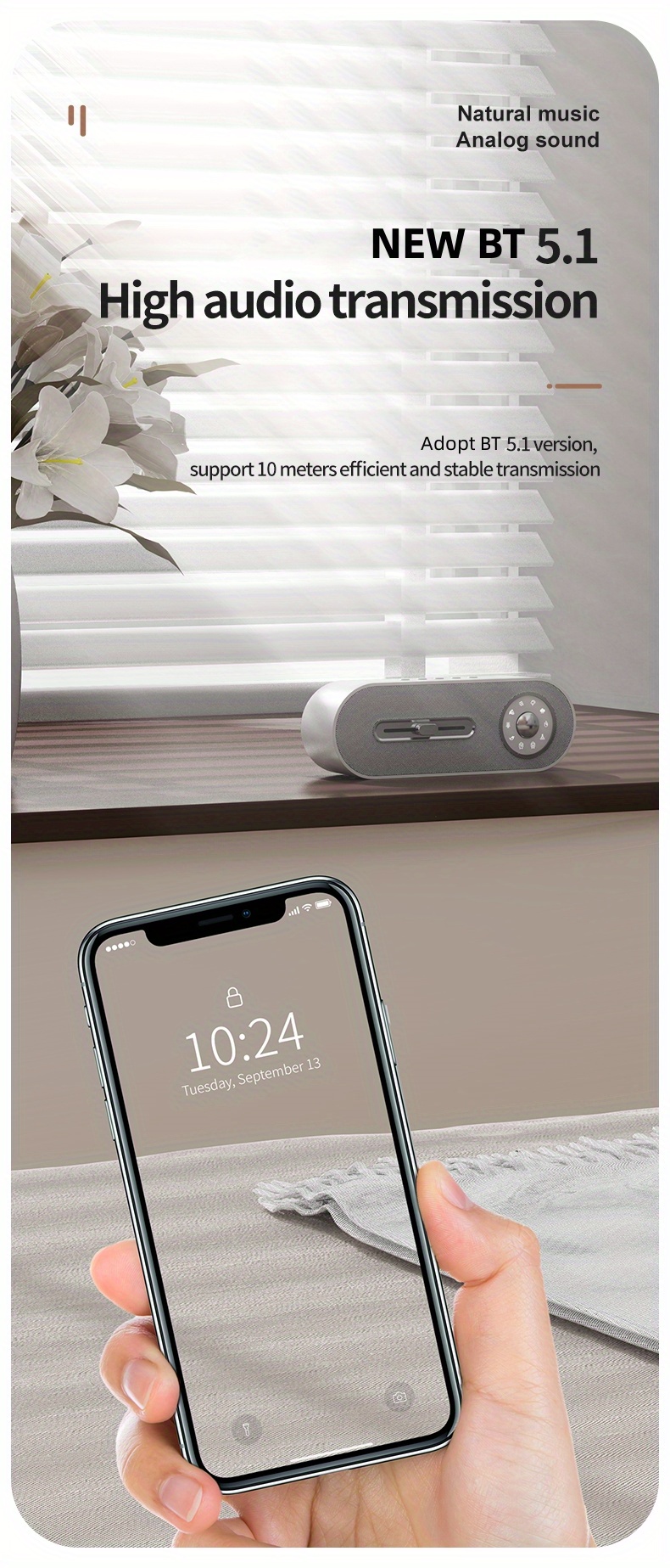 Retro Wireless BT Speaker - Versatile