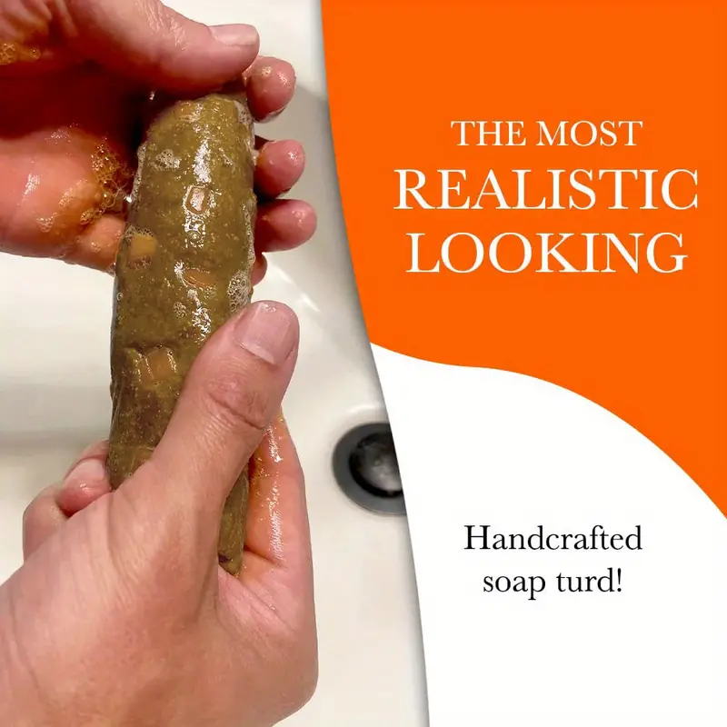 Fake Poop Soap turd bar Handcrafted Artisanal Soap For Men – - Temu