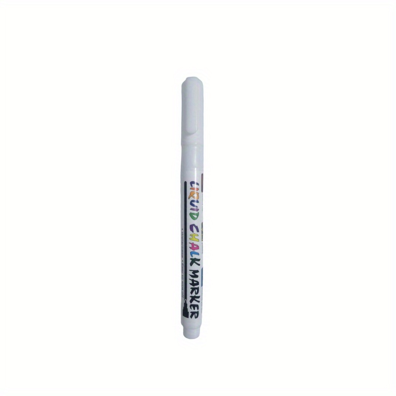 White Dry Erase Marker, Fine Tip Liquid Chalk