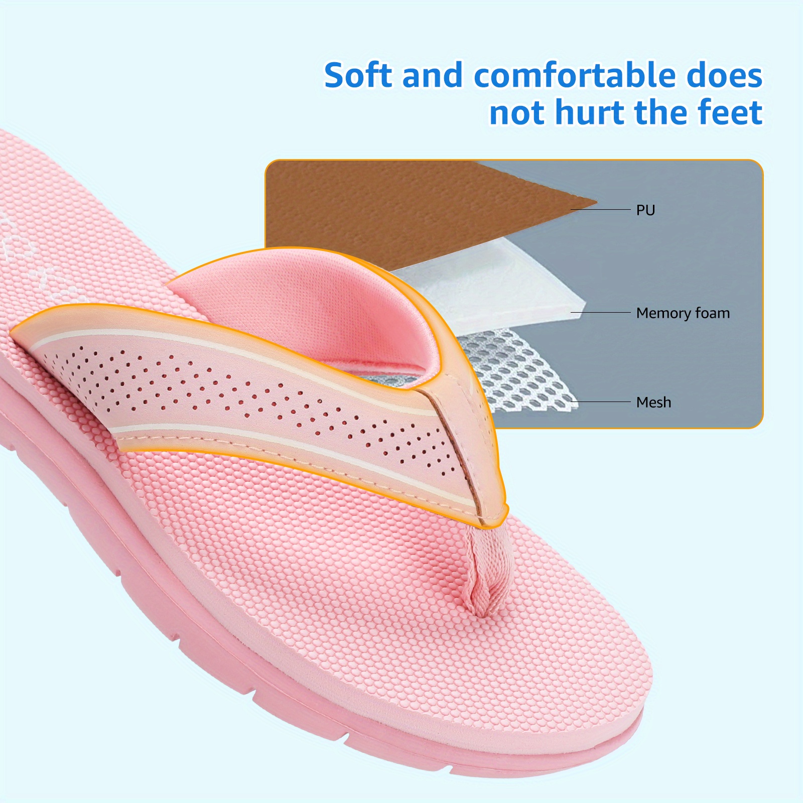 stq youngsterss flip flops non slip comfortable eva beach sandals with black strap ideal for summer activities Product details 12