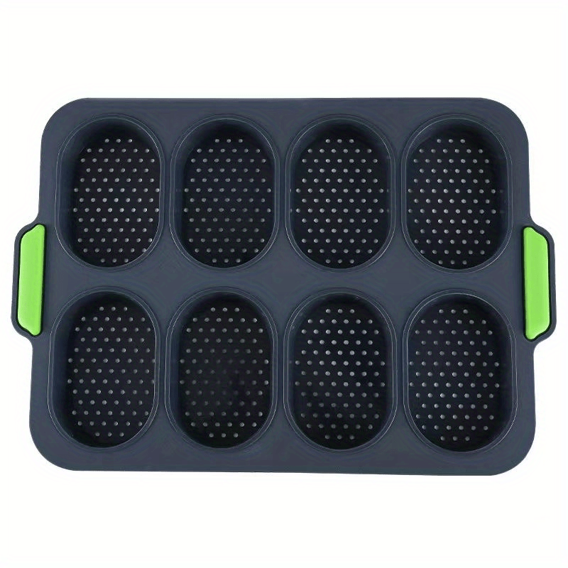 8 Silicone Loaf Mould Tin Non Stick Rectangle Baking Oven Pan Tray Bread  Mold