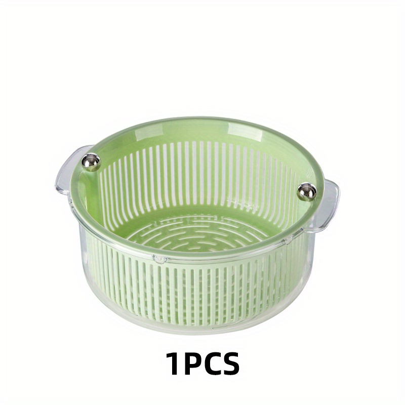 1pc Double-layer Household Thickened Draining Basket