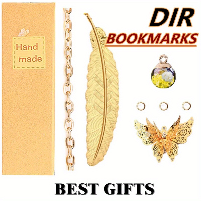 Creative Aesthetic Papeterie Handmade DIY Boxed Bookmarks - Temu France