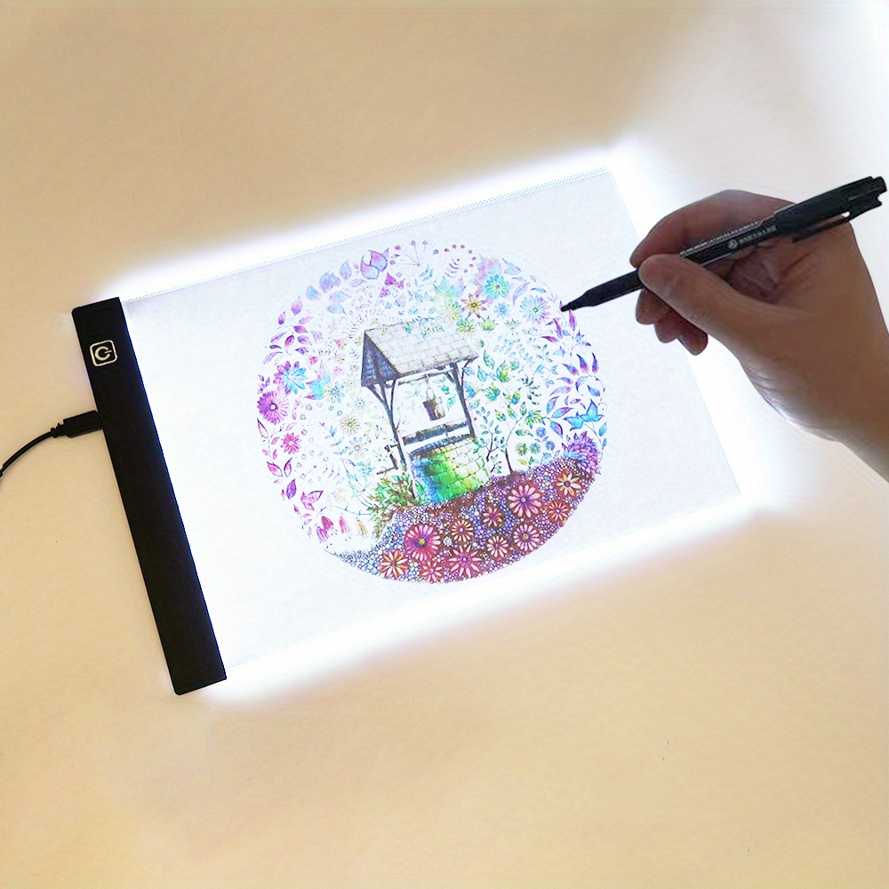 3 Levels Dimmable Led Drawing Copy Board For Baby A5 - Temu