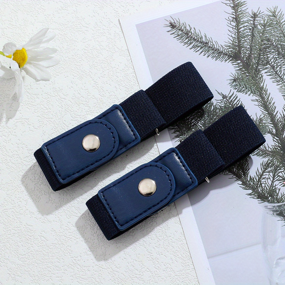 No Buckle Elastic Belt Stretch Adjustable Invisible Belt