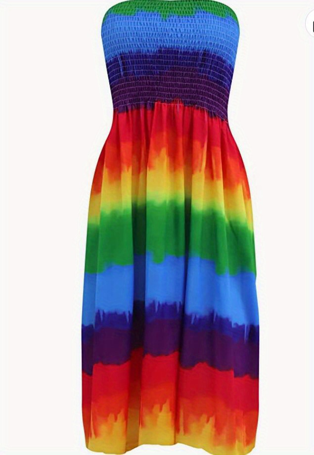 Erica Dress Rainbow Multi Stripe  Boden Womens Occasionwear Dresses ~  NicDeGrootArt