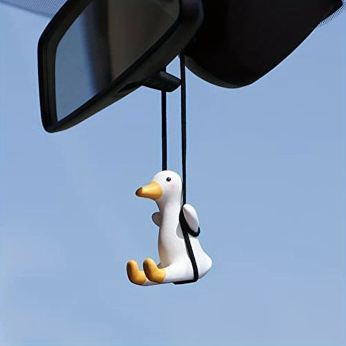 Cute Swing Duck Car Pendant, Swinging Duck Car Hanging Ornament, Funny  Flying Duck Auto Interior Rearview Mirrors Charms Car Decoration Ornament  Acces