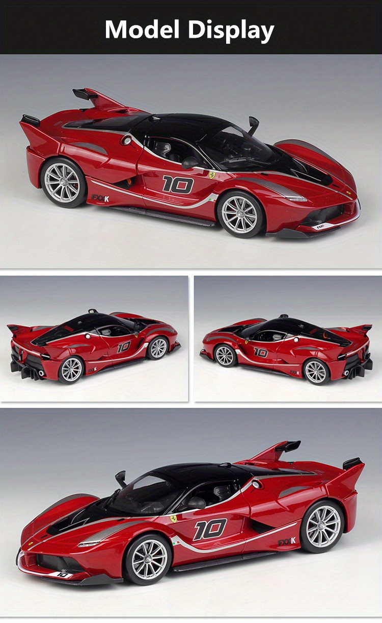 Bburago 1:43 la Ferrari 16M ENZO F8 F12 F40 FXXK Die casting model alloy  super toy car model For with Die-cast mini collection