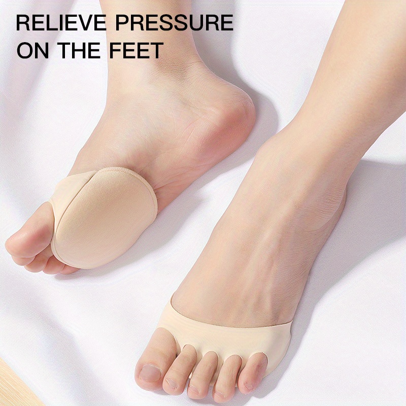 2pcs High-heeled shoes forefoot cushion anti- foot cushion foot cushion Women's half-size cushion anti-wear feet forefoot shoe cushion