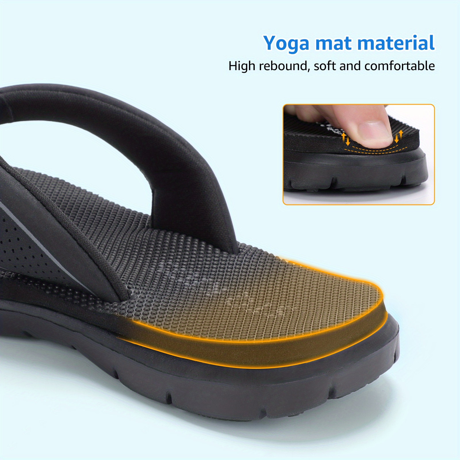 stq youngsterss flip flops non slip comfortable eva beach sandals with black strap ideal for summer activities Product details 6