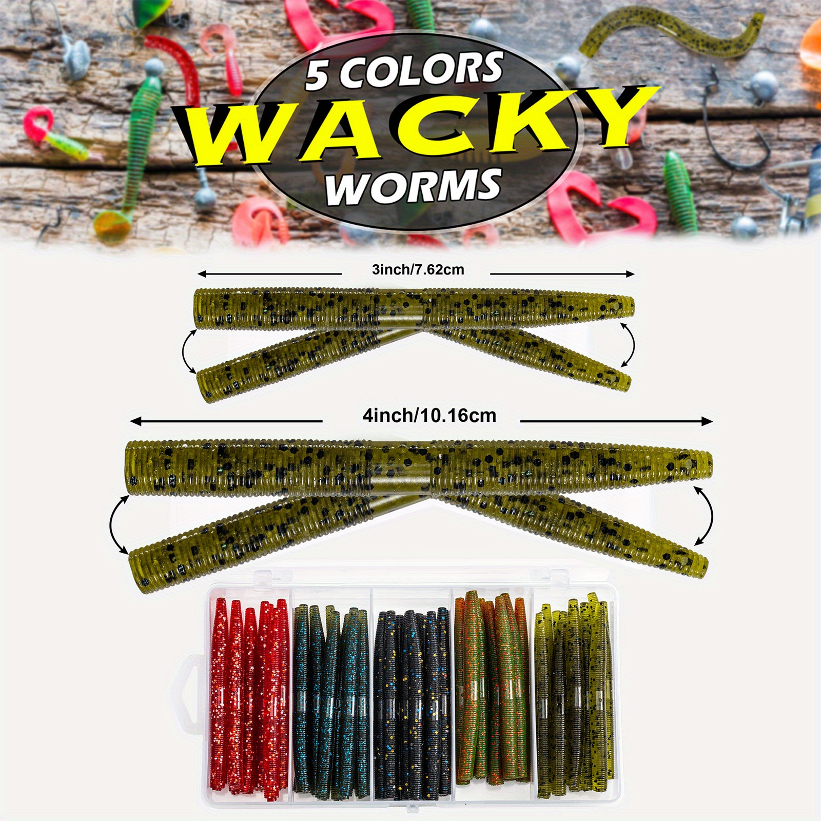 Senko Style Soft Plastic Fishing Worms – Dolittle and Fishmore – Fishing  Lures and Soft Plastic Bait