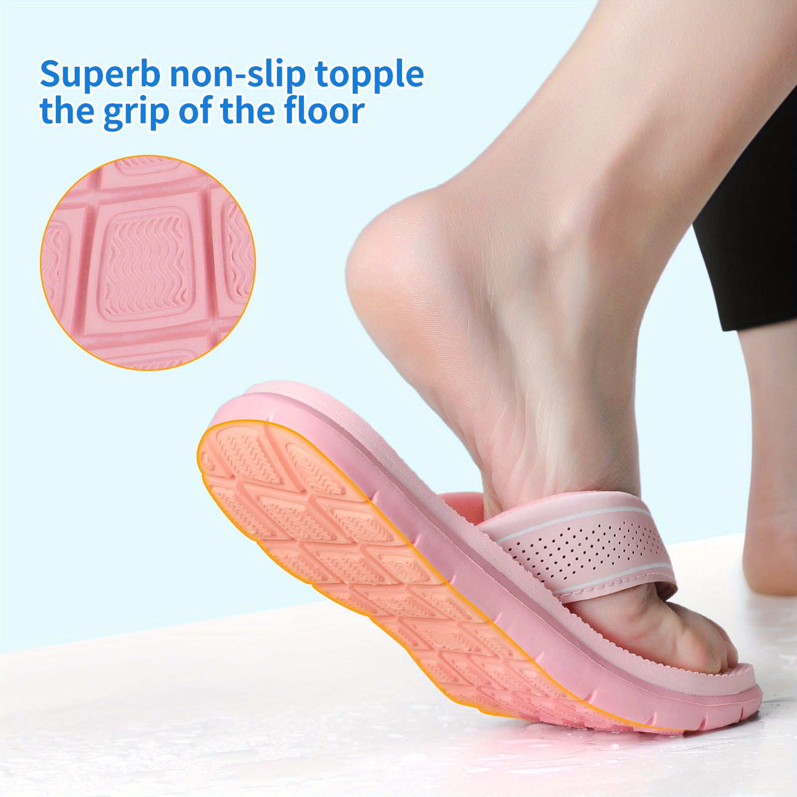 stq youngsterss flip flops non slip comfortable eva beach sandals with black strap ideal for summer activities Product details 17