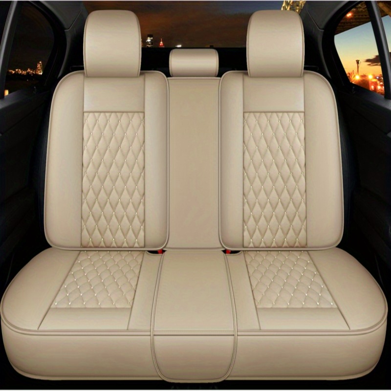 Upgrade Your Vehicle With Luxury Car Seat Cover Premium Faux - Temu