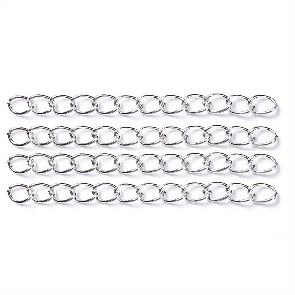 30pcs/pack 5cm/1.969in Bracelet Necklace Extension Chain, Bulk Bracelet Extended Chains Tail Extender For Making
