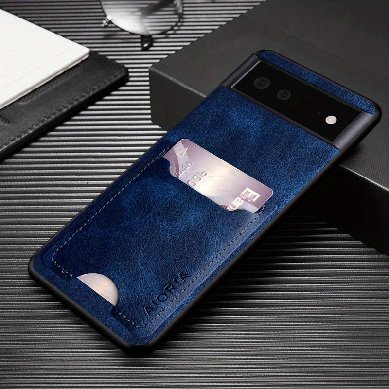 Case Google Pixel 6a Luxury Artificial Leather Business - Temu