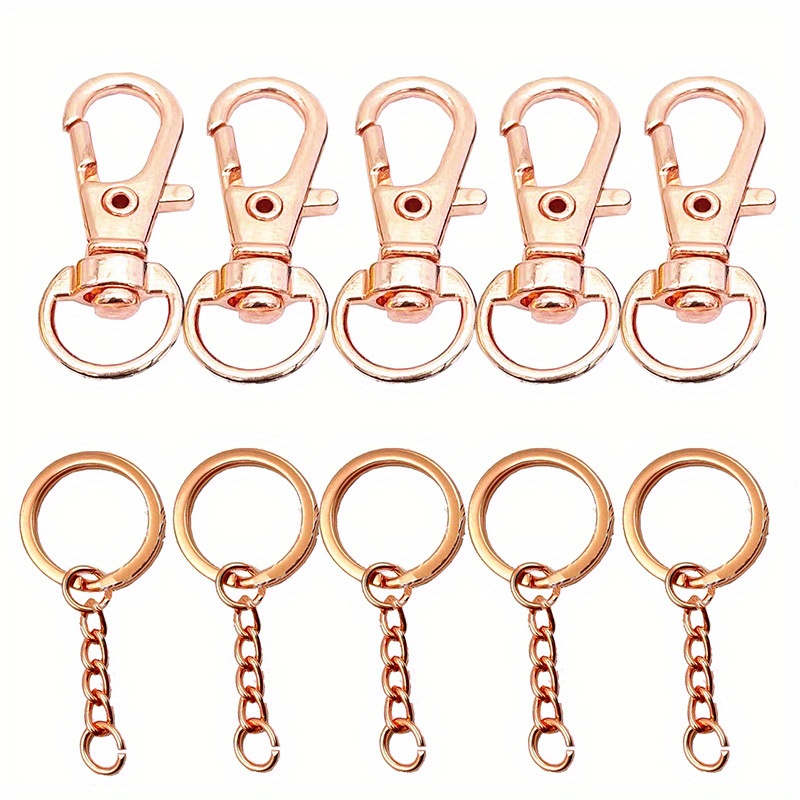 Key Chain Hooks With Key Rings Key Chain Clip Hooks With - Temu