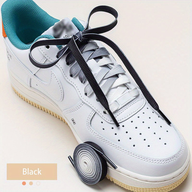 Flat store athletic shoelaces