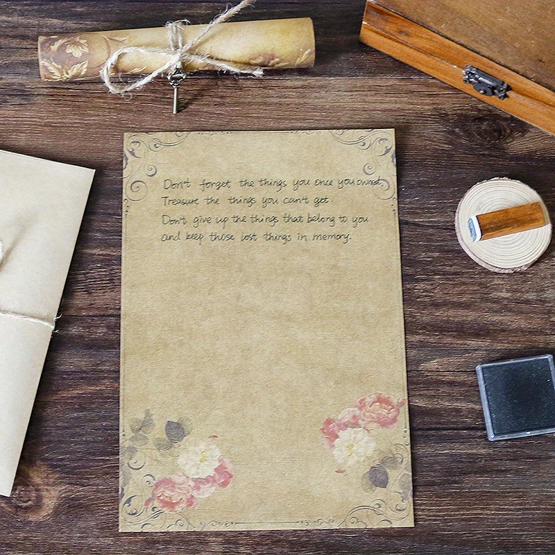 Love Letter Gift Box Letter Paper Envelope Set Valentine's Day Send  Boyfriend Retro Confession Confession Cowhide
