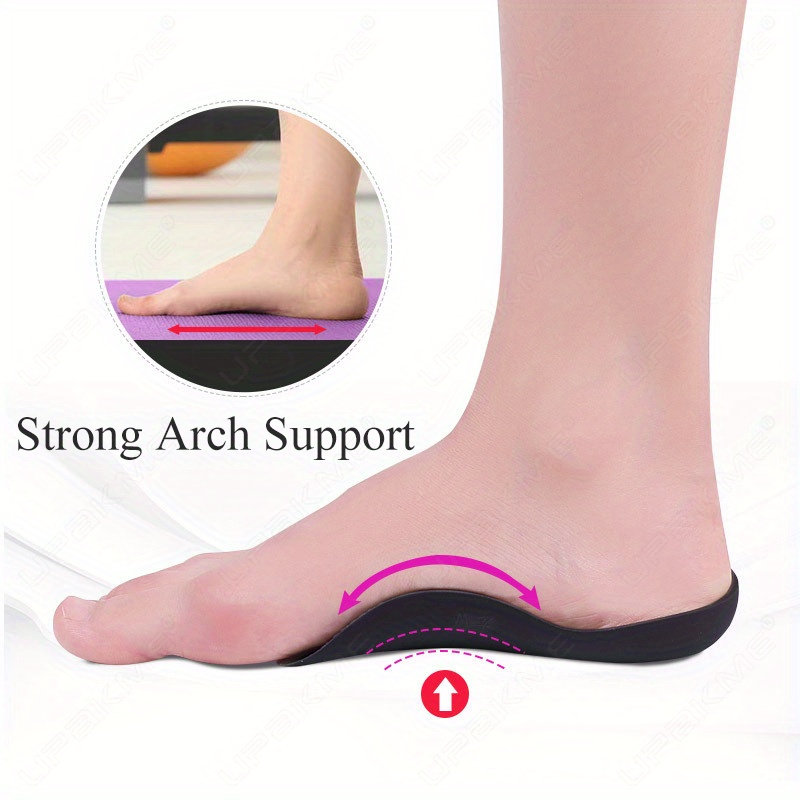 1 pair orthotic insoles for flat feet o shaped legs unisex arch support shoe inserts details 7