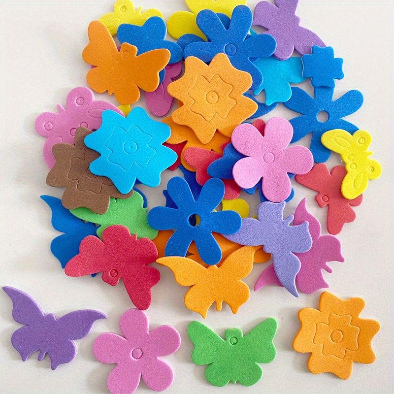 Foam Eva Stickers Self adhesive Geometry Puzzle Children - Temu