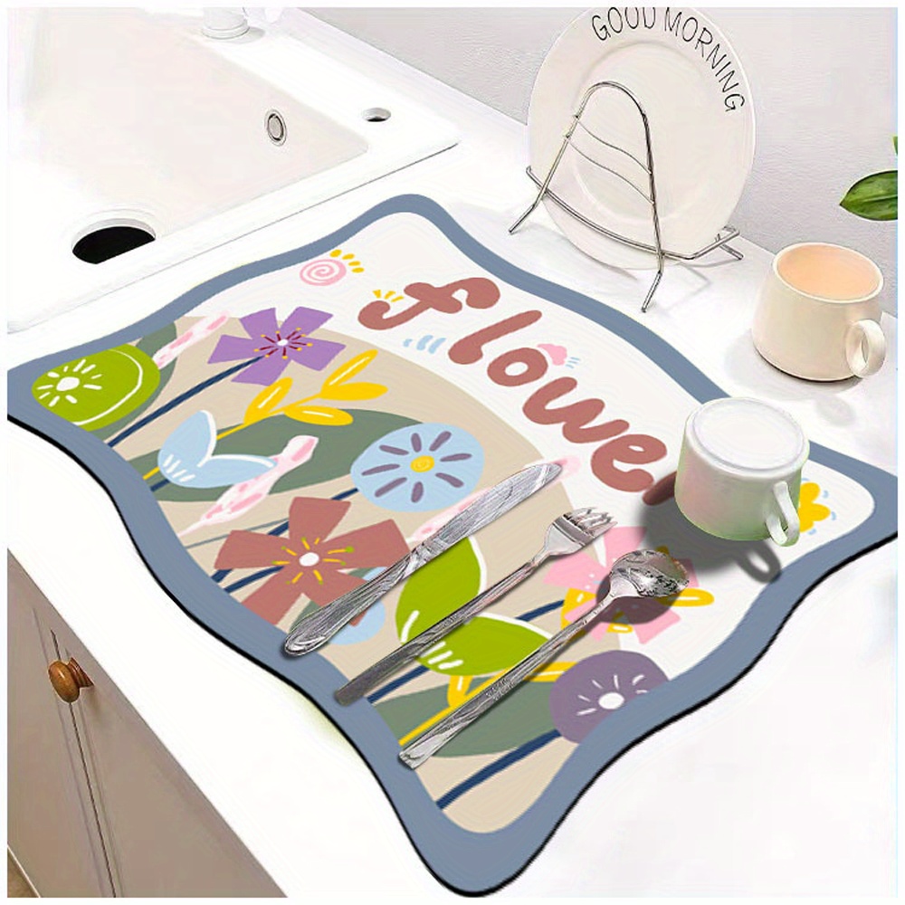 Protective dish drying mat For The Dining Table 