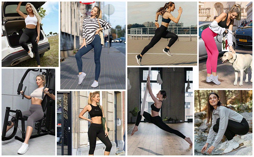 Women's High Waist Plus Size Striped Jersey Shore Leggings Yoga Pants –  Soldier Complex