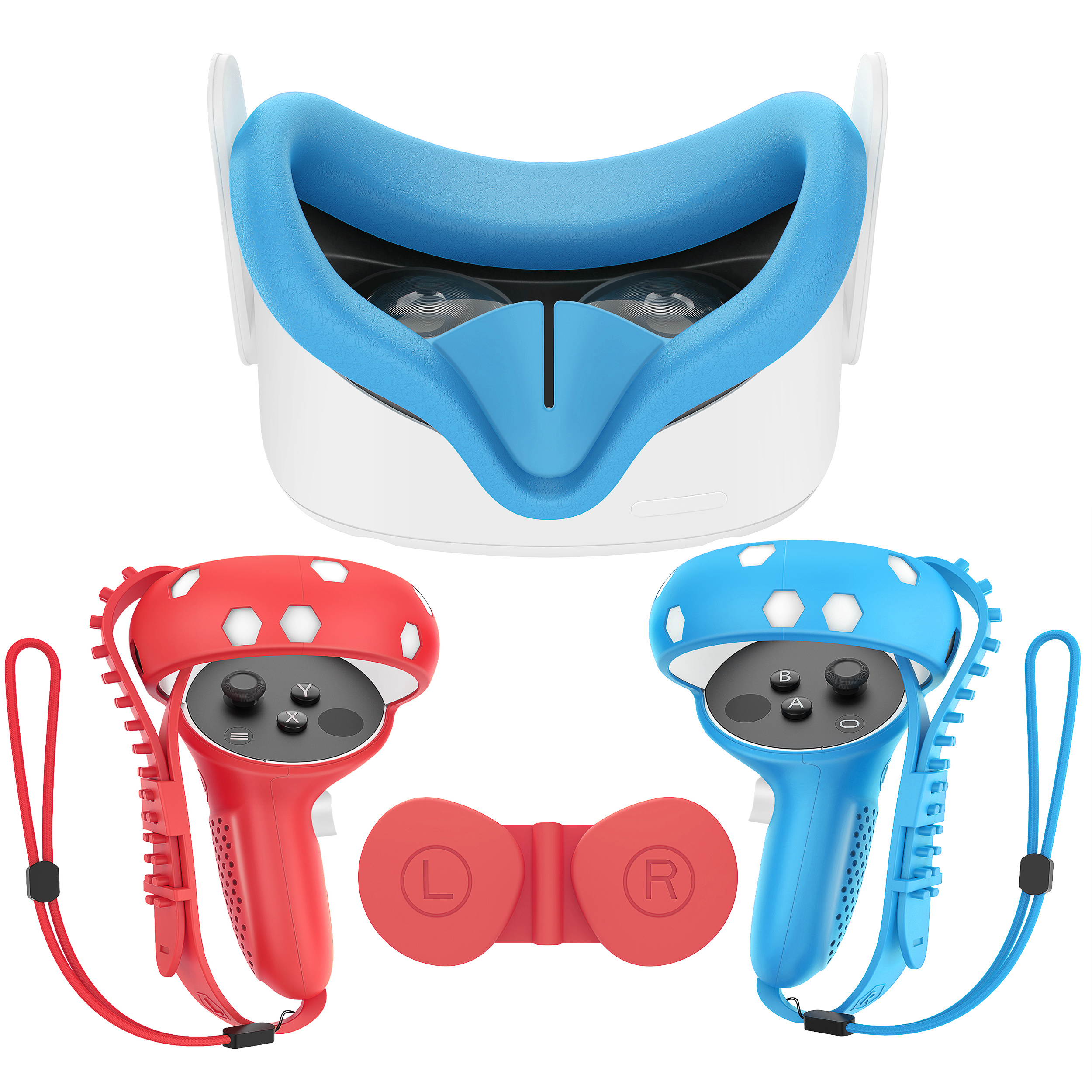 Cubierta protectora de silicona para Meta Quest 3, repuesto antifugas,  almohadilla nasal, funda para máscara, carcasa VR, accesorios VR -  AliExpress