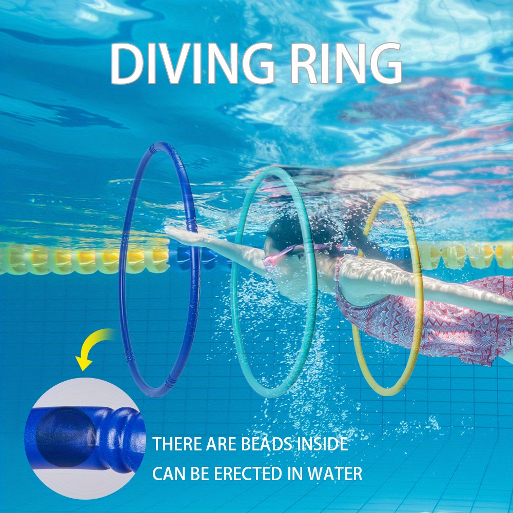 Pool Diving Swimming Rings Fun Water Sports Toys Kids Aged 5 Temu