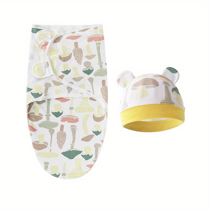 Newborn Silkworm Sleeping Bag and Swaddle Blanket Set