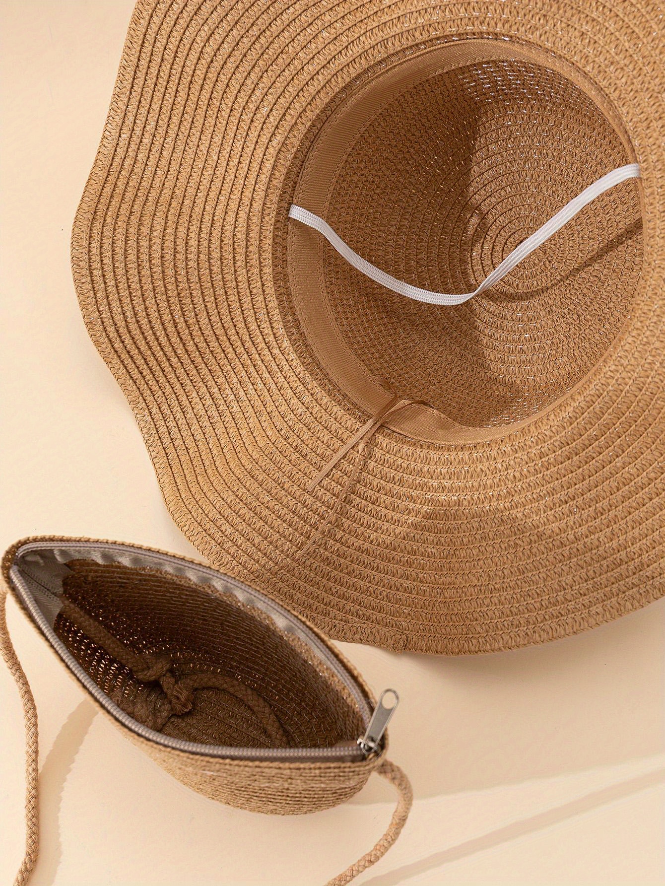 Beach Hat Wide Brim Vacation, Hat Big Straw Summer Beach