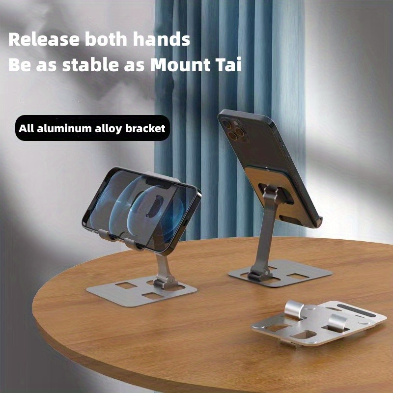 MyGadget Smartphone Ständer Aluminium Halterung Multiwinkel Smartphone-Halterung,  (MyGadget Smartphone Ständer - Aluminium Schreibtisch Halterung - Handy &  Tablet Multi Winkel Stand für u.a. iPhone / iPad, Samsung Galaxy - Grau)