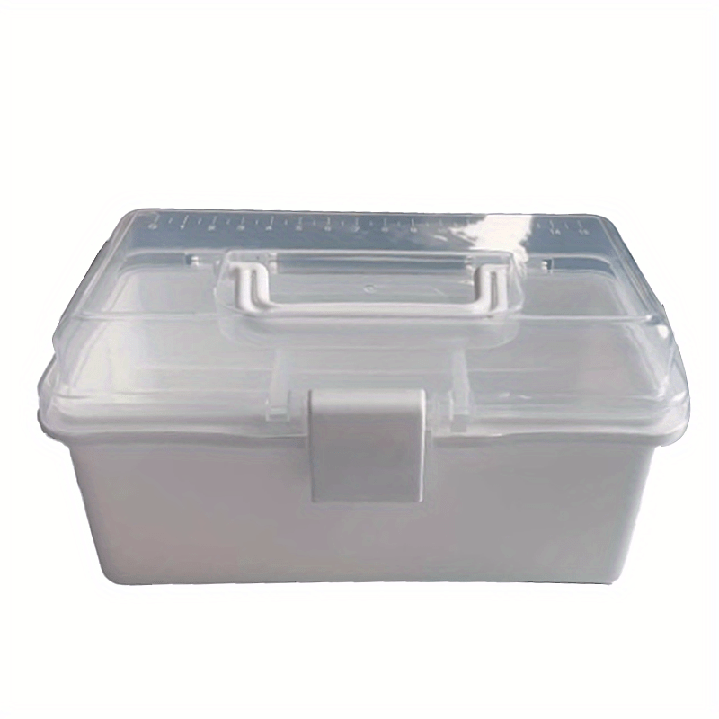 ANQLRMD Medium Storage Containers Boxes with Lids, Multi-size Clear Plastic  Empty Box 15Pack | Accessories & Parts Storage for Nail Art, Board Game