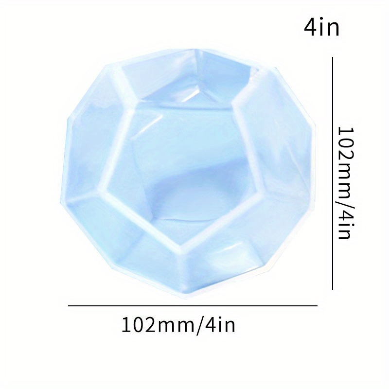 Crystal Beads Casting Silicone Mold Diy Epoxy Resin Faceted - Temu