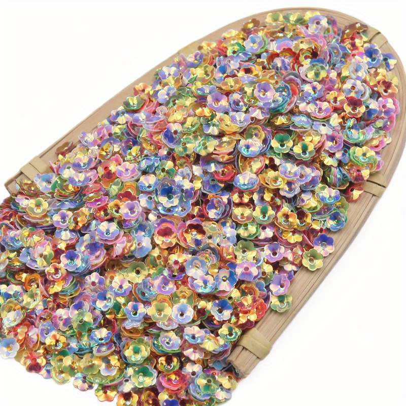 Diy Accessories Mixing Flower Sequins For Crafts Clothing - Temu
