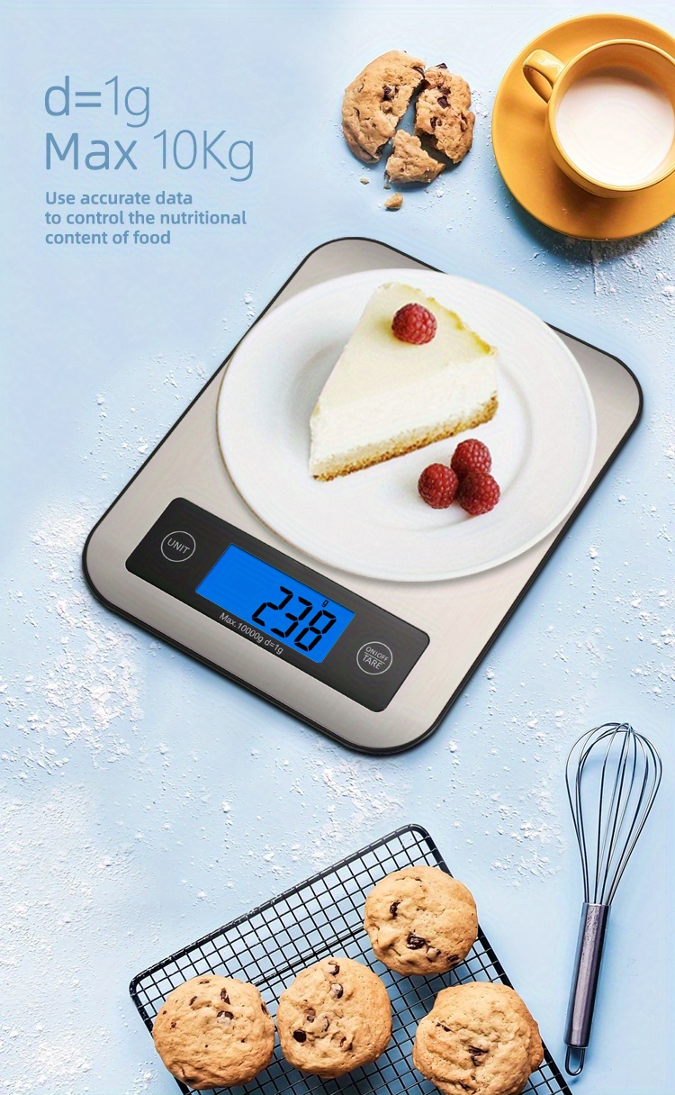 1pc Nutrition Food Scale, Calculating Food Facts,Calorie,fat,Weight G/oz  Perfect For Weighing Nutritional Meals And Health Management, Kitchen  Gadgets