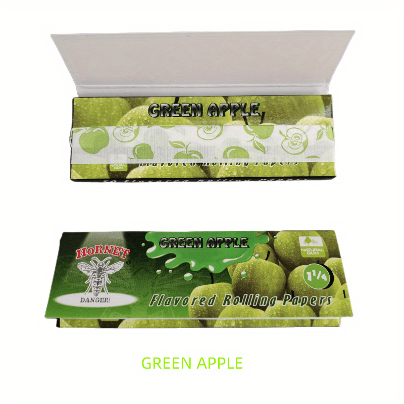 64/160pcs/2/5libretas Papel Fumar Papel Fumar Sabor Frutas - Temu