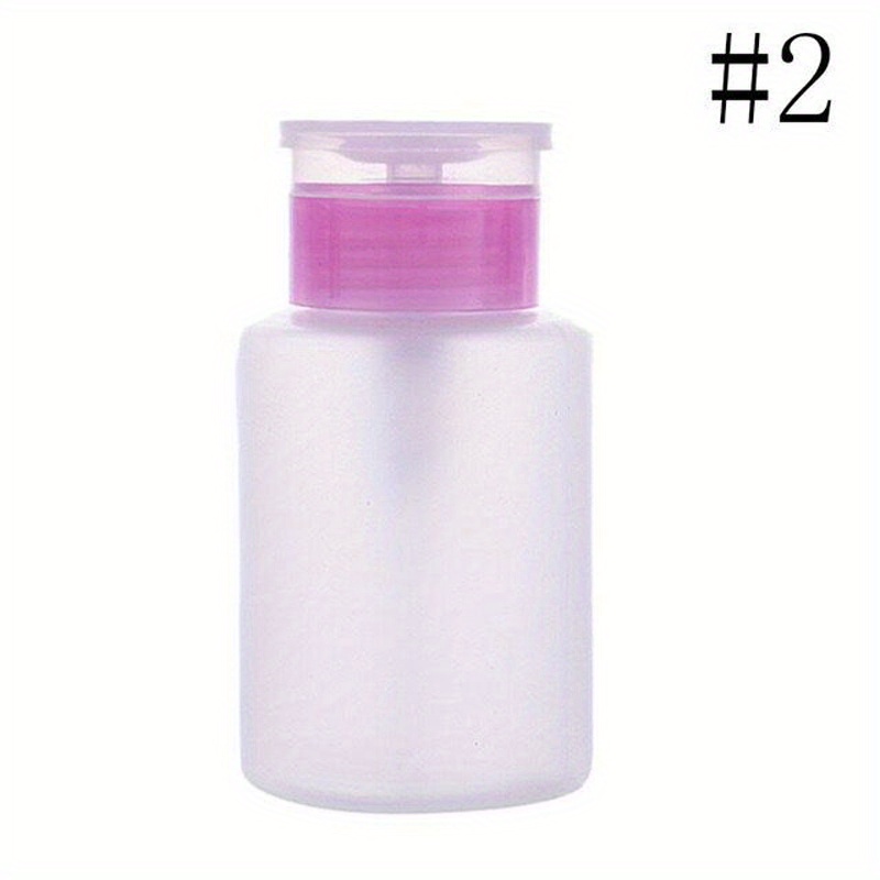 Push Down Empty Pump Dispenser Bottle For Nail Polish And Makeup